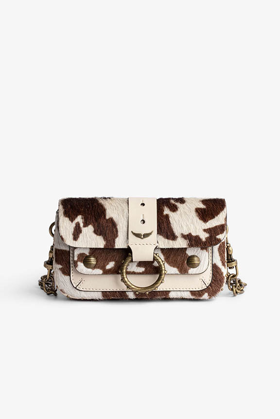 KATE WALLET PRINTED COWSKIN WI