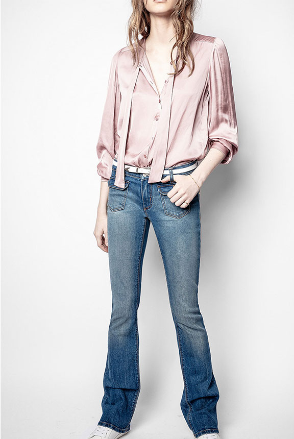 TAOS SATIN SHIRT