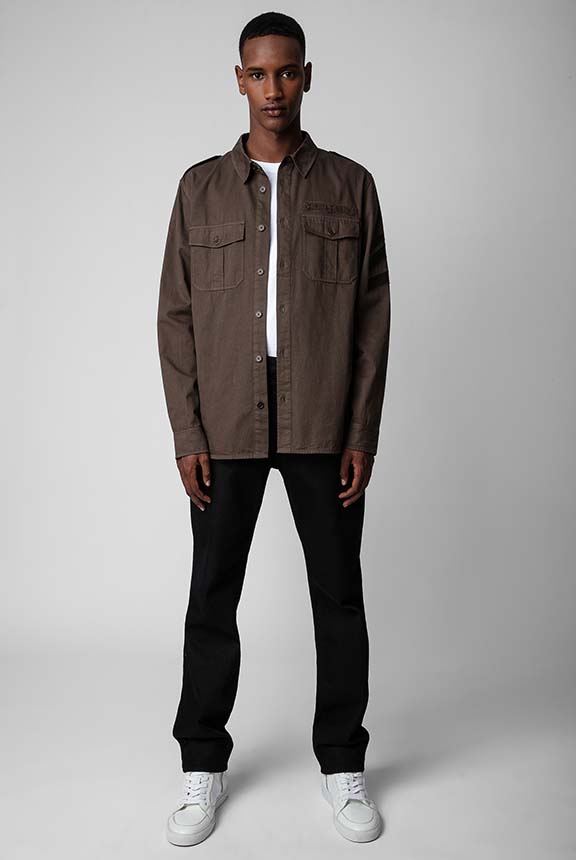 SERGE LM COTTON LIGHT TWILL AR BRONCE