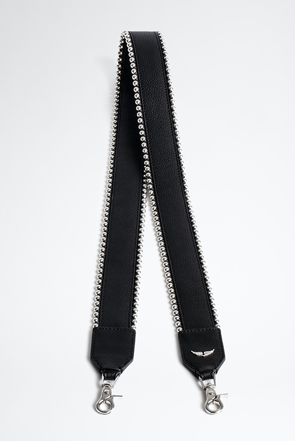 STRAP GRAINED LEATHER + STUDS NEGRO 00U